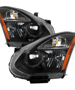 xTune Nissan Rogue 08-14 Halogen Model Only OEM Style Headlights-Black HD-JH-NROG08-AM-BK