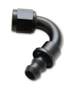 Vibrant Push-On 120 Degree Hose End Elbow Fitting - -4AN