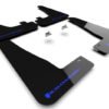 Rally Armor 2022 Tesla Model X Black UR Mud Flap w/ Blue Logo