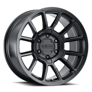 Raceline 950B Gauge 20x9in / 8x165.1 BP / 18mm Offset / 125.2mm Bore - Satin Black Wheel