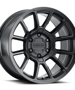 Raceline 950B Gauge 18x9in / 6x139.7 BP / -12mm Offset / 106.1mm Bore - Satin Black Wheel