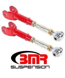 BMR 16-17 6th Gen Camaro Upper Trailing Arms w/ On-Car Adj. Rod Ends - Red