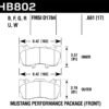 Hawk 16-17 Ford Mustang HP+ Street Front Brake Pads