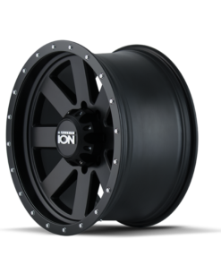 ION Type 134 17x8.5 / 6x139.7 BP / -6mm Offset / 106mm Hub Matte Black/Black Beadlock Wheel