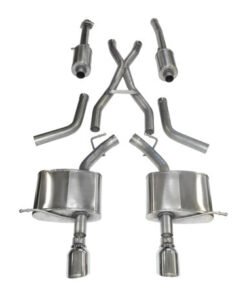 Corsa 11-14 Dodge Durango 5.7L V8 Polished Sport Dual Rear Cat-Back Exhaust
