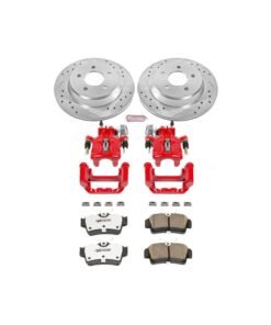 Power Stop 94-99 Ford Mustang Z26 Street Kit w/ Calipers - Rear