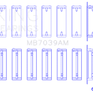 King BMW M51/M57 (Size STD) Main Bearing Set