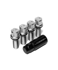 Vossen 30mm Lock Bolt - 14x1.25 - 17mm Hex - Cone Seat - Silver (Set of 4)