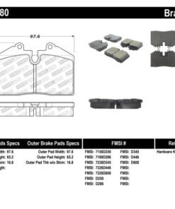 StopTech Performance Pad