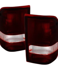 Xtune Ford Ranger 93-97 OE Style Tail Lights Red Smoked ALT-JH-FR93-OE-RSM