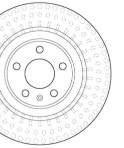 StopTech 12 Audi S4 Rear Left Drilled Rotor