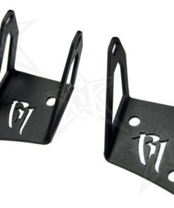 Rigid Industries Jeep JK - A-Pillar Mount Kit - Mounts set of Dually/D2