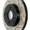 StopTech 16-18 Honda Civic EX/LX Sedan Slotted & Drilled Rear Left Rotor