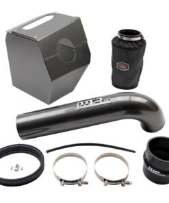 Wehrli 17-19 Chevrolet 6.6L L5P Duramax 4in Intake Kit - WCFab Grey