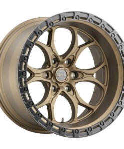 Weld W106 20X9 Ledge 6X135 ET20 BS5.75 Satin Bronze / Black Ring 87.1