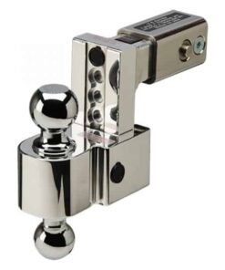 Fastway DT-ALBM6425 4"w/2.5" Shank Adj Locking BM 2" & 2 5/16" Chromed Balls