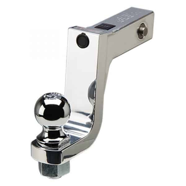 Fastway DT-STBM6600 6" Adj Solid Tow BM 2" & 2 5/16" Chromed Balls