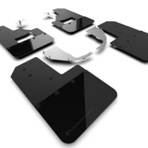 Rally Armor 21-22 Ford Bronco (Steel Bmpr + RB - NO Rptr/Sprt) Blk Mud Flap w/Met. Blk Logo
