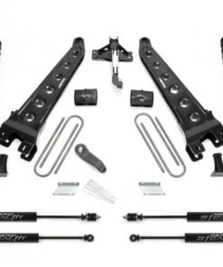 Fabtech 17-20 Ford F250/350 4WD Diesel 6in Radius Arm System w/Stealth Shocks