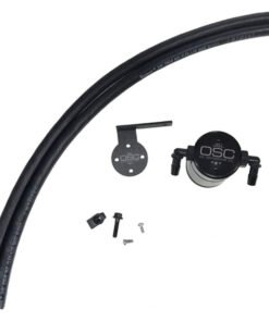 J&L 13-18 Ford Escape 2.0 EcoBoost 2.0 Oil Separator 3.0 Passenger Side - Black Anodized