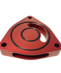 Torque Solution Blow Off BOV Sound Plate (Red): Hyundai Genesis Coupe 2.0T ALL