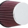 K&N Universal Chrome Filter - Round Tapered 3in Flange ID / 4.5in Base OD / 3.5in Top OD / 4.313in H
