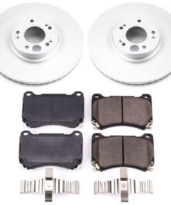 Power Stop 09-14 Hyundai Genesis Front Z17 Evolution Geomet Coated Brake Kit