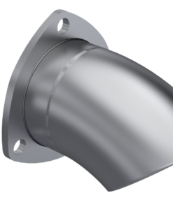 QTP 3in Bolt-On QTEC Adjustable Turn Down