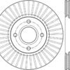 Stoptech 14-16 Ford Fiesta Front Cryo Rotor
