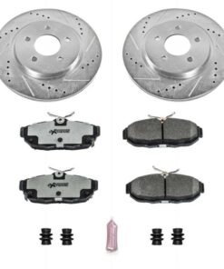 Power Stop 11-14 Ford Mustang Rear Z26 Street Warrior Brake Kit