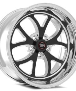 Weld S76 17x10 / 5x5 BP / 7.2in. BS Black Wheel (High Pad) - Single Beadlock