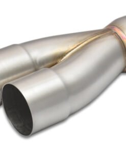 Vibrant 2-1 SS Merge Collectors (2-1/2in Inlet Slipover ID 3in Outlet OD) - Sold Individually