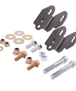BMR Suspension 15-18 Ford Mustang S550 Rear Camber Adjustment Lockout Kit - Black Hammertone