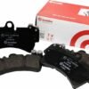 Brembo 10-13 Audi A3 Prem. NAO Ceramic OE Equivalent Pad - Rear