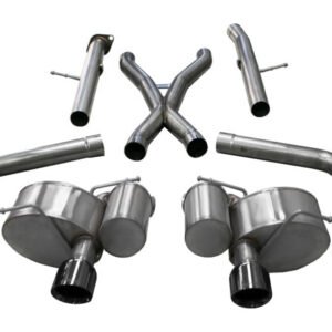 Corsa 12-20 Jeep Grand Cherokee SRT 2.75in Dual Rear Xtreme Cat-Back Exhaust - Black PVD Tip Finish