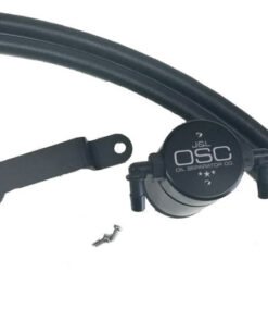 J&L 13-18 Ford Fusion 2.0L EcoBoost Passenger Side Oil Separator 3.0 - Black Anodized