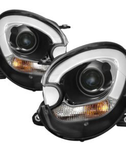 Spyder Mini Cooper Countryman 11-15 Headlights - Halogen Model Only - Black PRO-YD-MCO11-DRL-BK