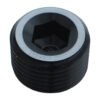Fleece Performance Universal 1/8in NPT Hex Socket Plugs Black