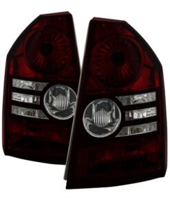 Xtune Chrysler 300 2008-2010 OEM Style Tail Lights -Red Smoked ALT-JH-C308-OE-RSM