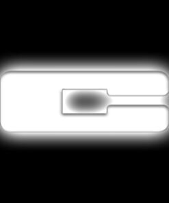 ORACLE Lighting Universal Illuminated LED Letter Badges - Matte White Surface Finish - C