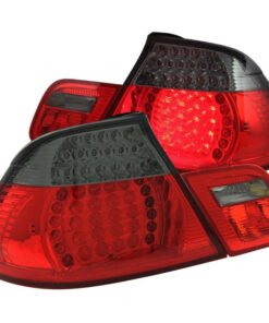 ANZO 2000-2003 BMW 3 Series E46 LED Taillights Red/Smoke 4pc