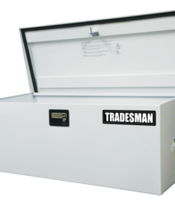 Tradesman Steel Job Site Box/Chest (Light Duty/Large) (42.75in.) - White