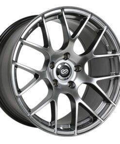 Enkei Raijin 18x8 45mm Offset 5x114.3 Bolt Pattern 72.6 Bore Dia Hyper Silver Wheel
