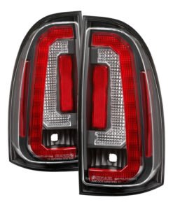 Spyder 05-15 Toyota Tacoma LED Tail Lights (Not Compatible w/OEM LEDS) - Black ALT-YD-TT05V2-LB-BK