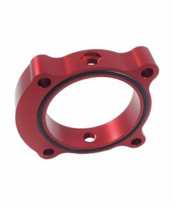 Torque Solution Throttle Body Spacer (Red): Kia Optima 2.0T
