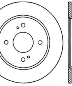 StopTech 79-81 Nissan 280ZX Sport Slotted & Drilled Rear Right Rotor