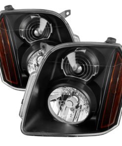 Xtune GMC Yukon/Yukon Xl 07-14 Crystal Headlights Black HD-JH-GMCY07-AM-BK