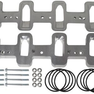 ICT Billet LS Cathedral Port Cylinder Head to Rectangle Port Intake Adapters