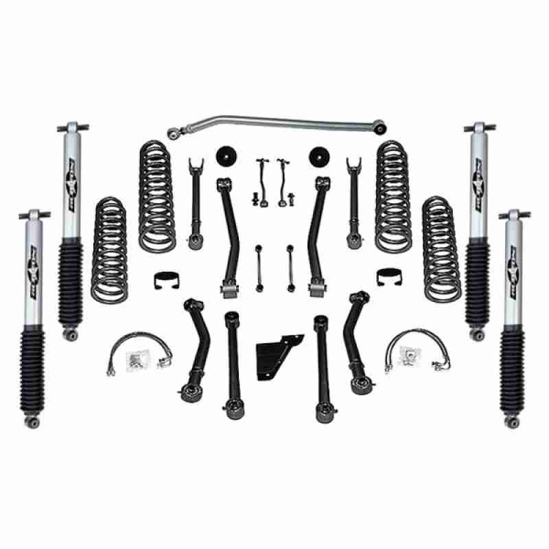Rubicon Express 3.5" Super-Flex Short Arm Suspension Lift Kit with MonoTube Shocks for 2007-2017 Jeep Wrangler JK