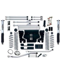 Rubicon Express 4.5" Extreme-Duty Long Arm Suspension Lift Kit with Mono-Tube Shocks with Rear Track Bar for 1997-2002 Jeep Wrangler TJ